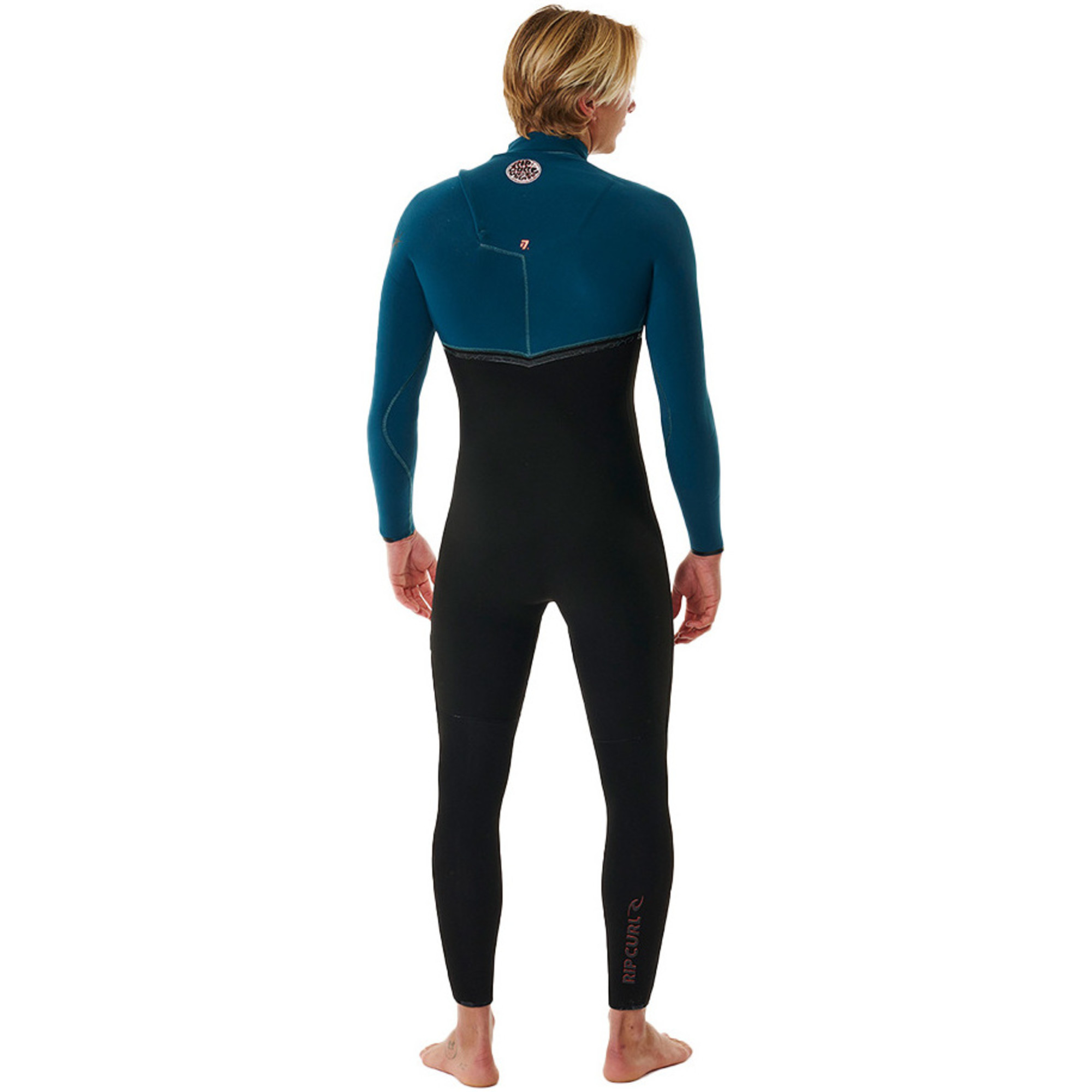 2024 Rip Curl Mens EBomb 4/3mm Zip Free Wetsuit 14TMFS Blue Green Wetsuits Wetsuit Outlet